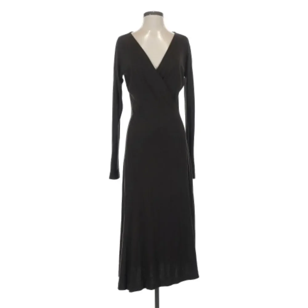 Max Mara Long Sleeve Midi Dress Black - Picture 5 of 11